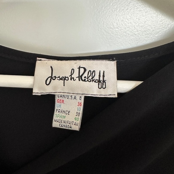 Joseph Ribkoff Black Twist Detail Blouse - Picture 2 of 3